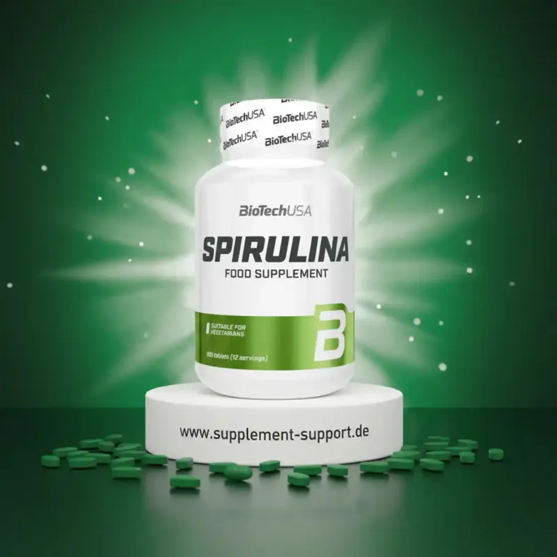 BioTech USA Spirulina, 100 Tabletten