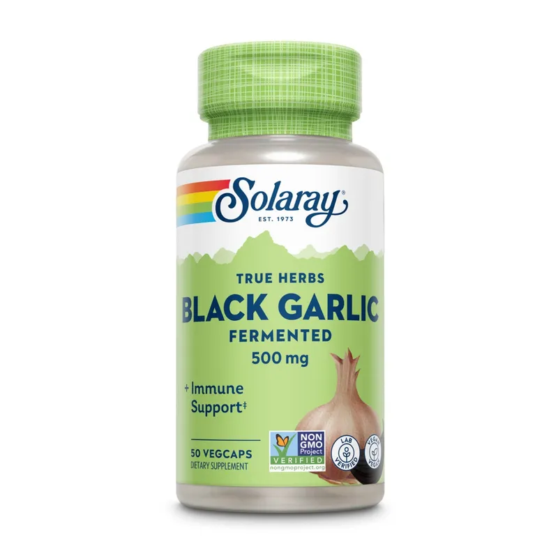 Schwarzer Knoblauch, fermentiert (Black Garlic) 500 mg I laborgeprüft