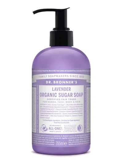 Bio Sugar Soap all-on Lavendel, 355 ml