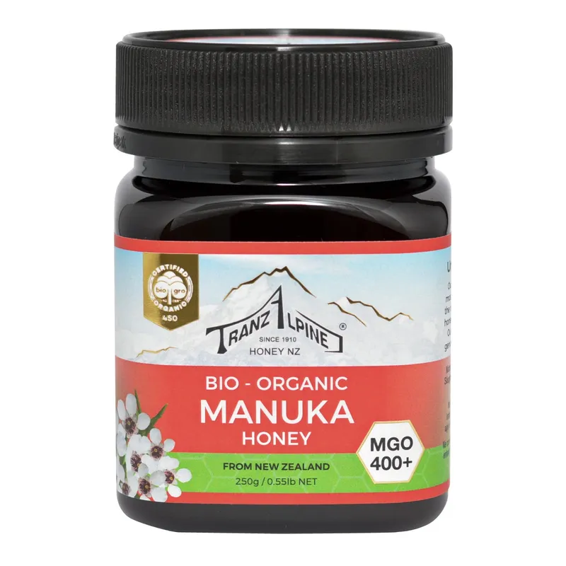 TranzAlpine Bio-Manuka Honig MGO 400+