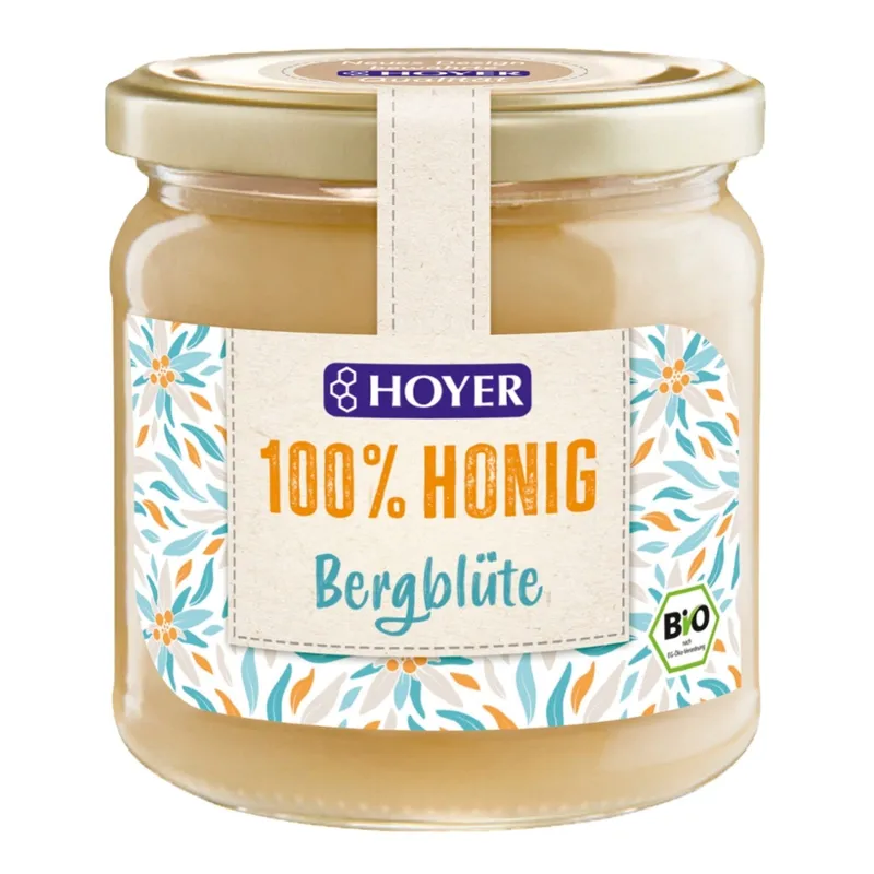 100% Honig - Bergblüte | Hoyer Bergblütenhonig