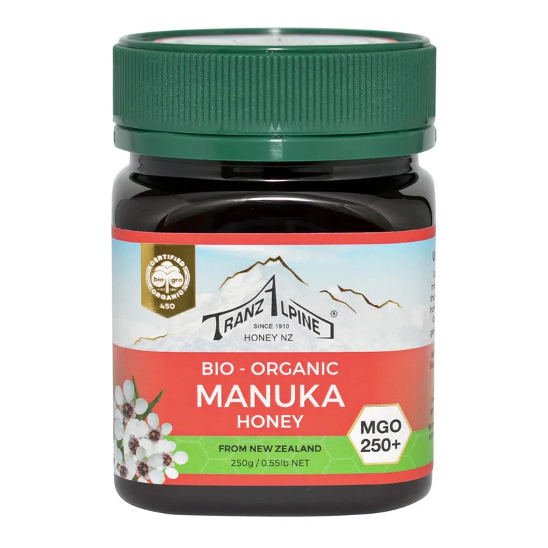 TranzAlpine Bio-Manuka Honig MGO 250+
