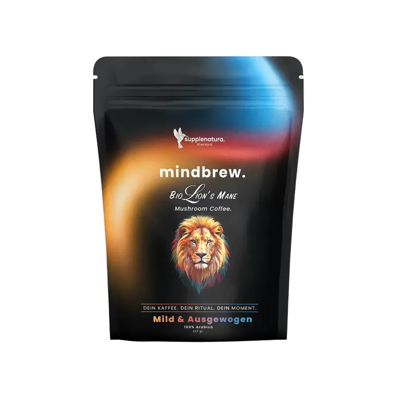 mindbrew. Pilzkaffee coffee Lions Mane - aus ganzen BIO Bohnen