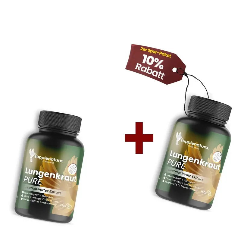 Supplenatura Rheinland Lungenkraut - 400mg Kapseln - hochdosierter Extrakt