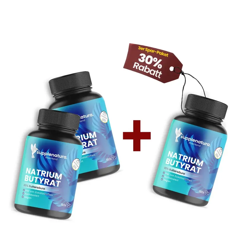 Supplenatura Rheinland Natrium Butyrat Kapseln (Sodium) - 550 mg