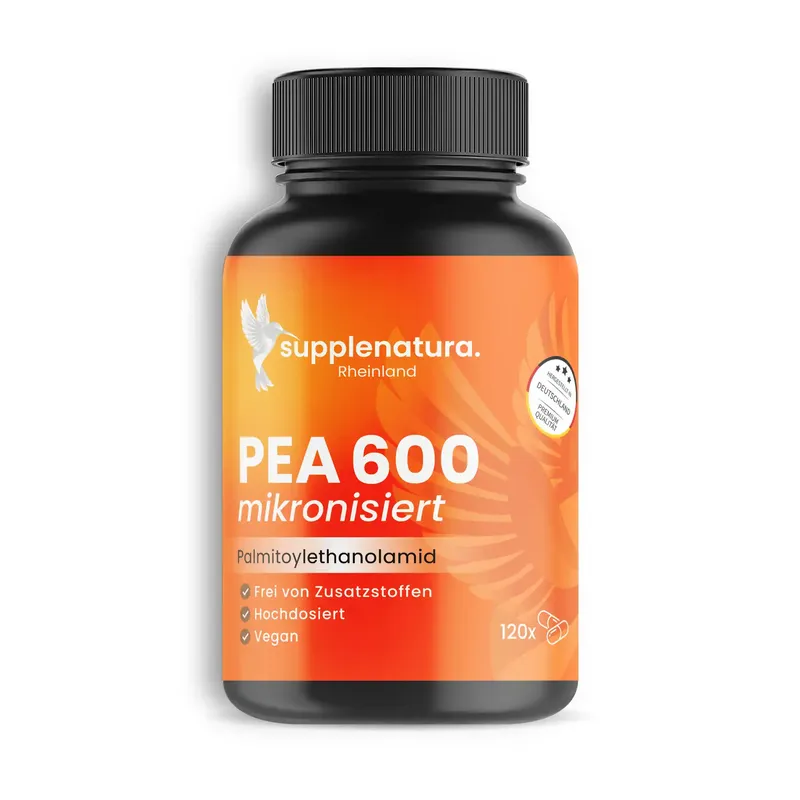 PEA - 120 Kapseln 600mg - mikronisiert - (Palmitoylethanolamid)