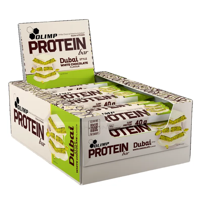 Olimp Protein Bar Dubai Style 25x 40g White Chocolate flavour