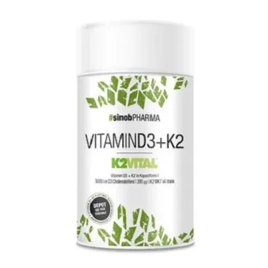 #sinob | Vitamin D3 + K2 - 60 Kapseln