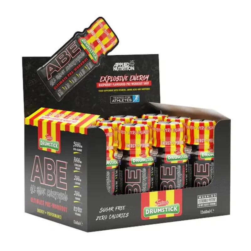 Applied ABE Pre-Workout SHOTS 12x60ml Drumstick Raspberry