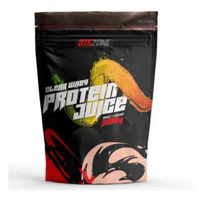 Big Zone Clear Whey Protein Juice 1000g Beutel Apfelringe