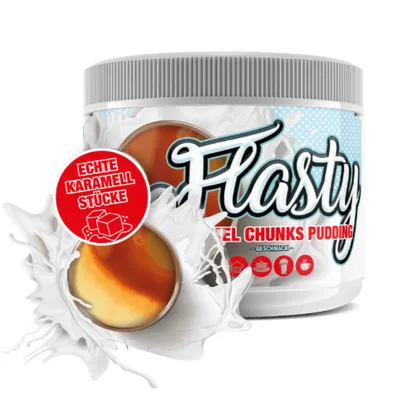 Sinob Flasty Geschmackspulver - 250g Caramel Chunks Pudding