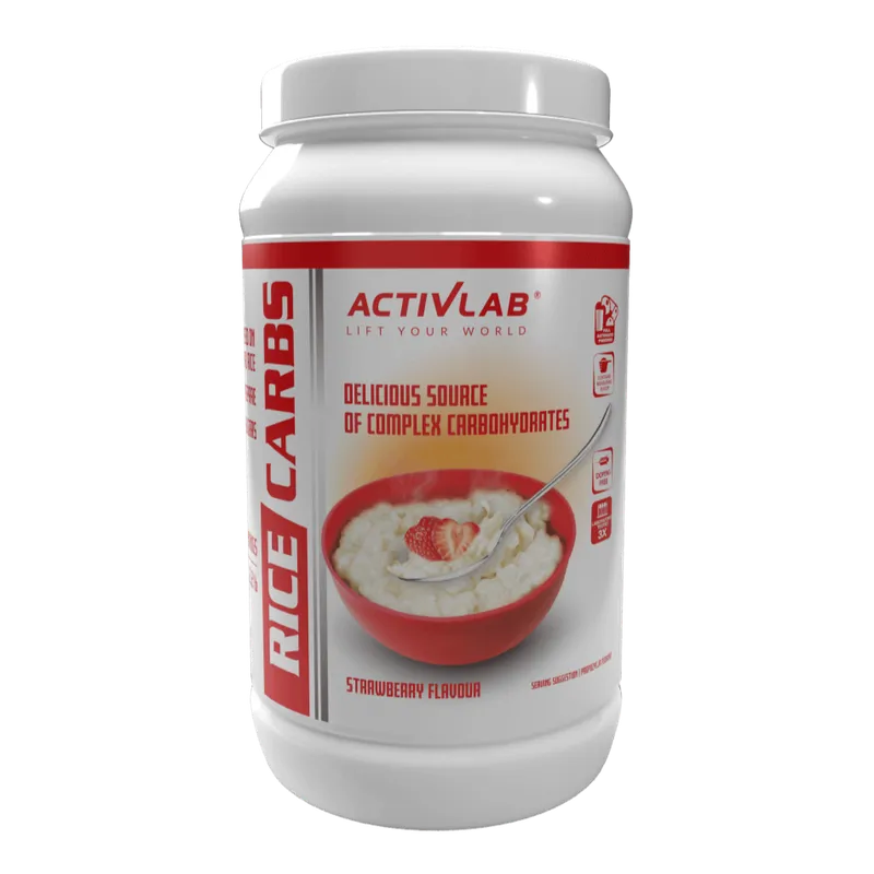 Activlab Rice Carbs 1000g Erdbeere