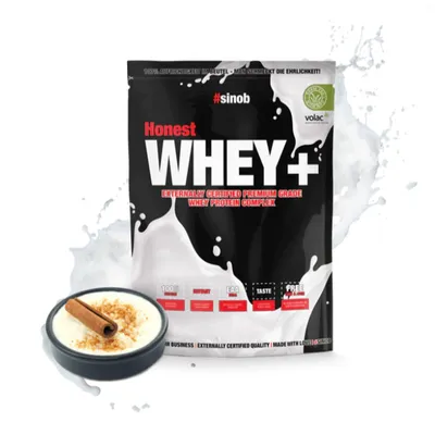 Sinob Honest Whey+ Milchreis Zimt 820g