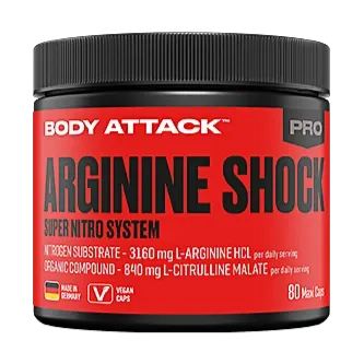 Body Attack Arginine Shock 80 Caps