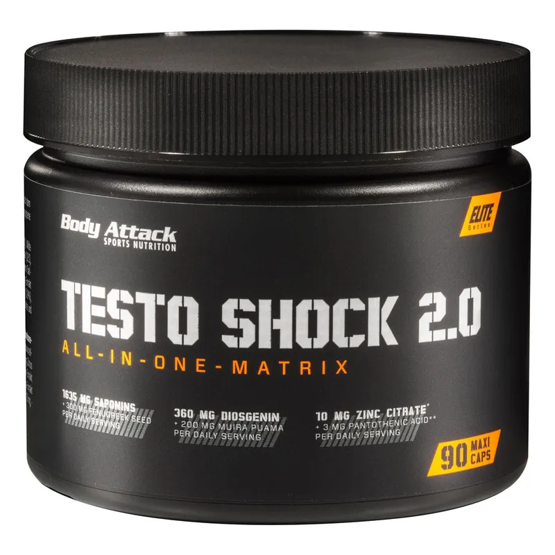 Body Attack - Testo Shock 2.0 - 90 Kapseln