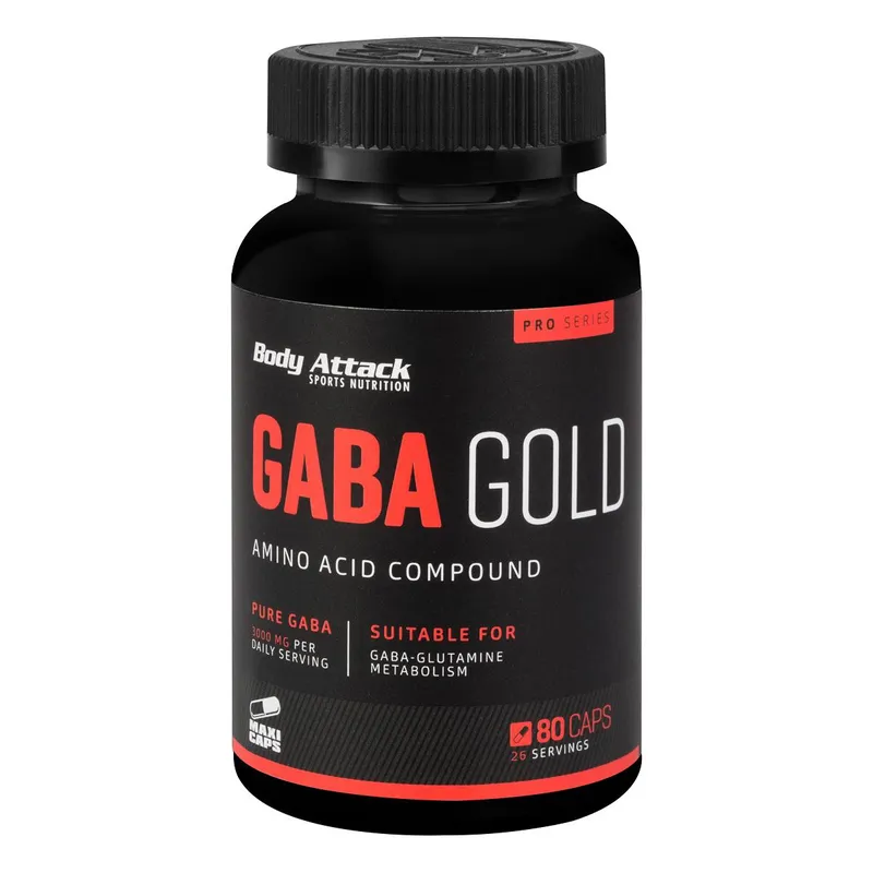 Body Attack - GABA Gold - 80 Kapseln