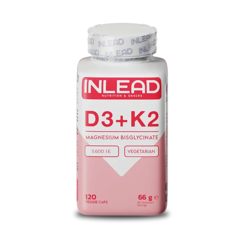 INLEAD | Vitamin D3 + K2 + Magnesium - 120 Kapseln