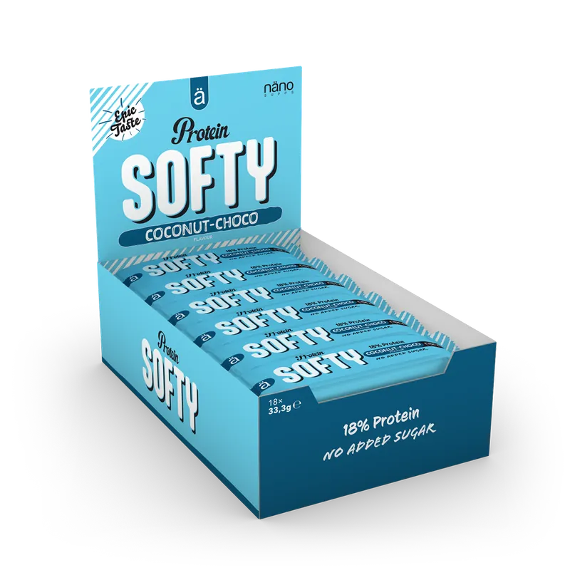 Nano Supps | Protein Softy 18 Riegel a 33,3g
