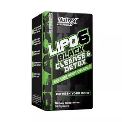Nutrex | Lipo 6 Black CLEANSE & DETOX - 60 Kapseln