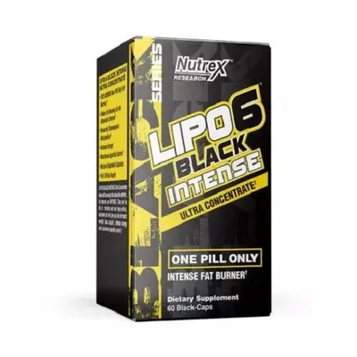 Nutrex | Lipo 6 Black INTENSE - 60 Kapseln