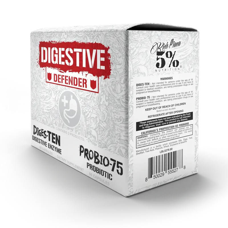 Rich Piana | 5% Nutrition DIGESTIVE DEFENDER - 60 Kapseln