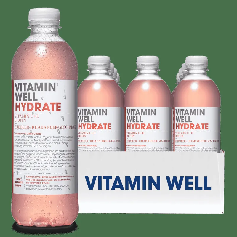 Vitamin Well | Drink Hydrate - 12x500ml