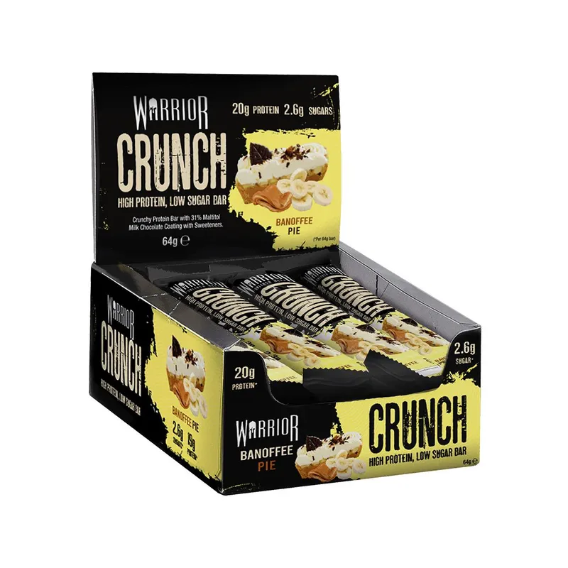 Warrior | Crunch High Protein Low Sugar Bar (12x64g)