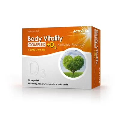 Activlab | Body Vitality Complex + D3 - 30 Tabletten
