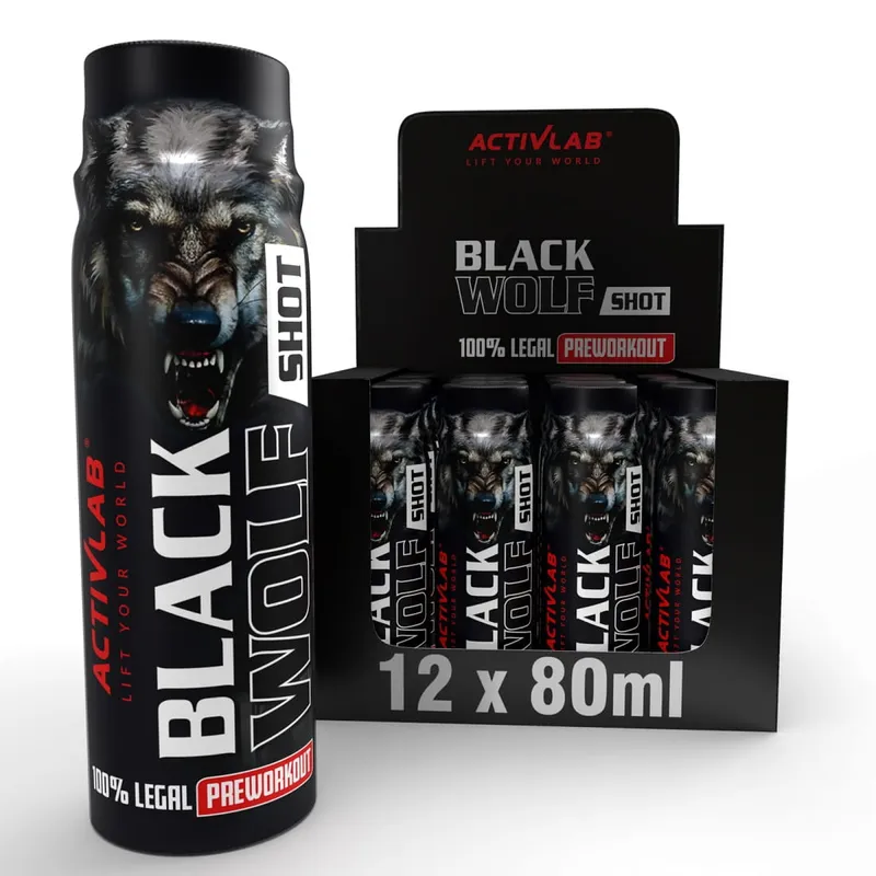 Activlab | Black Wolf Shot Preworkout (12x80ml)