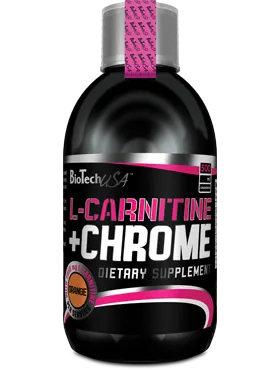 BioTech USA | L-Carnitine + Chrome Liquid Concentrate - 500ml