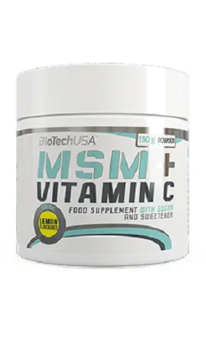 BioTech USA | MSM + Vitamin C - 150g