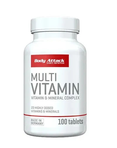 Body Attack | Multi Vitamin - 100 Tabletten