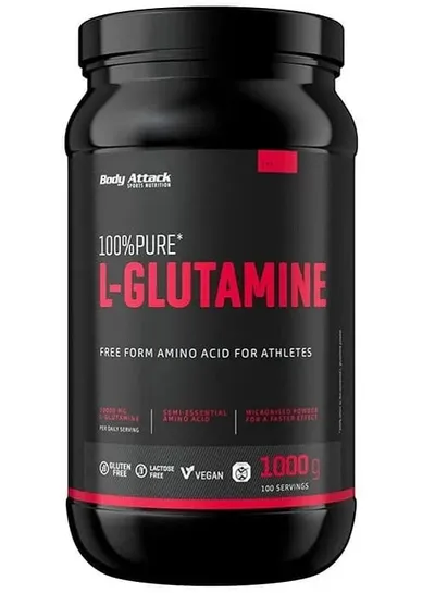 Body Attack | Pure L-Glutamine - 1000g