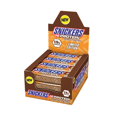 Snickers | Hi-Protein Bars Limited Edition (12x57g), Peanut Butter