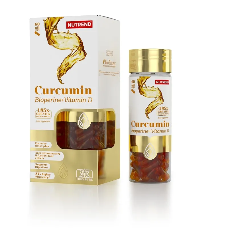 Nutrend | Curcumin + Bioperine + Vitamin D - 60 Kapseln