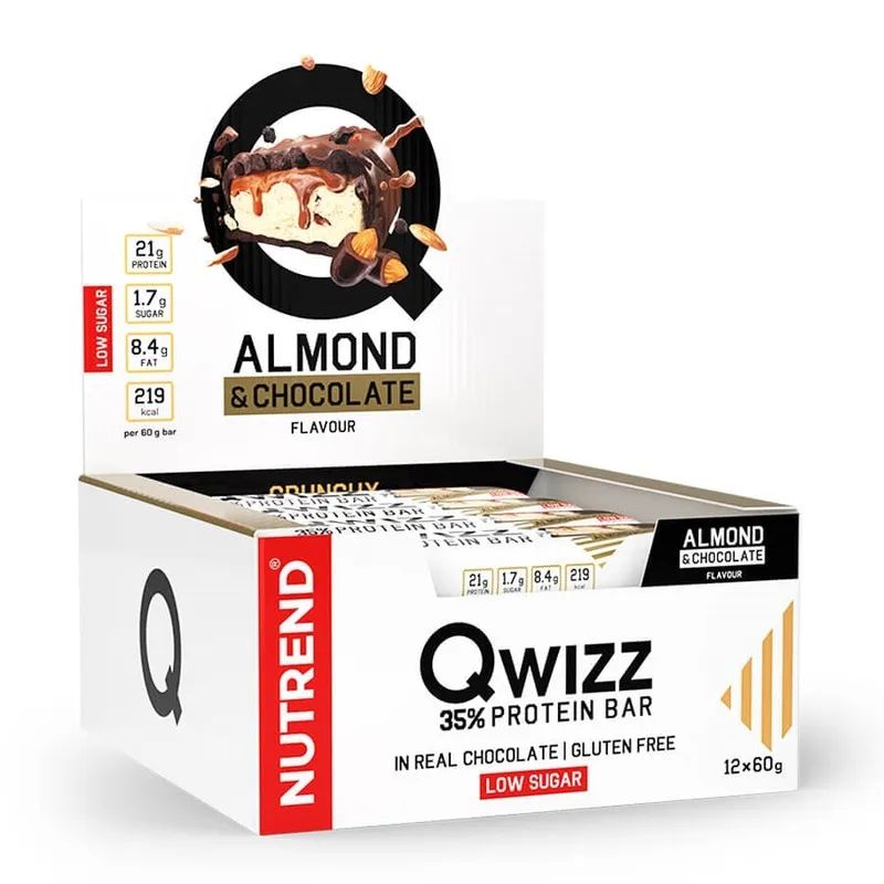 Nutrend | QWIZZ Crunchy Protein Bar (12x60g) – 720g