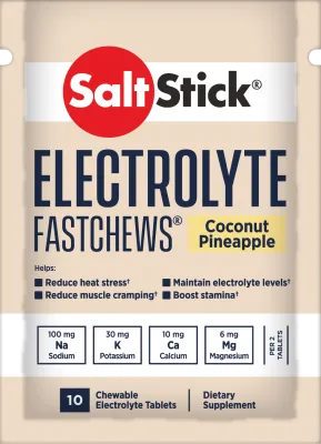 SaltStick FastChews Coconut Pineapple, Elektrolyt-Kautabletten, 10Stück, 16g