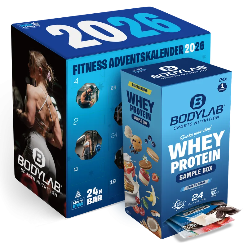 Unser BODYLAB Adventskalender im gemischten Doppelpack