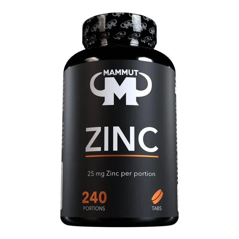 Zink Tabs (240 Tabs)