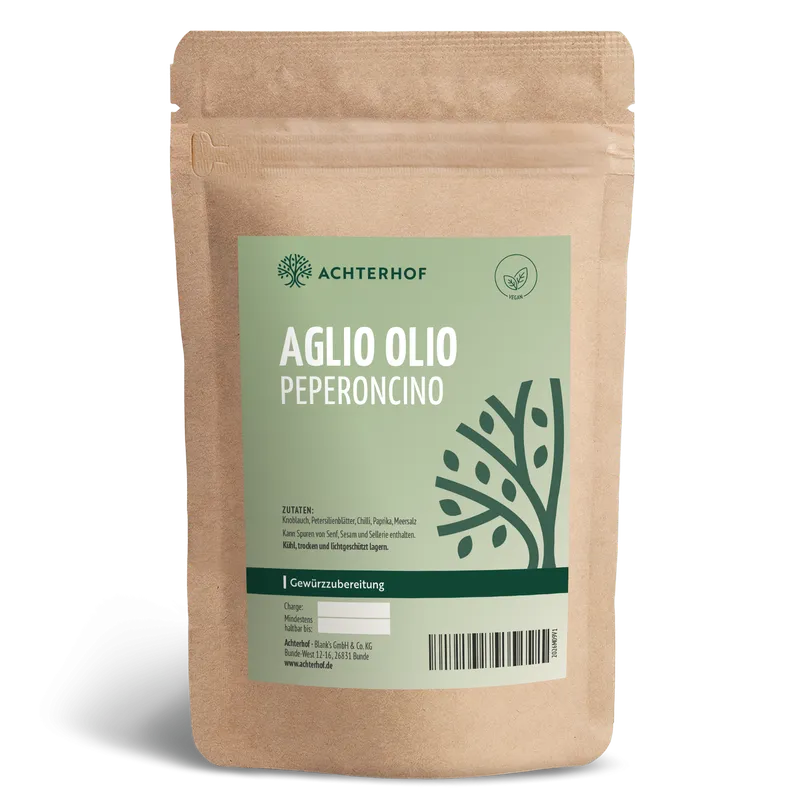 Aglio Olio Peperoncino Gewürzzubereitung
