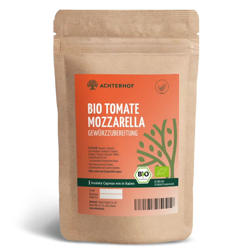 VOM ACHTERHOF Tomate Mozzarella Gewürzzubereitung Bio – 100 g
