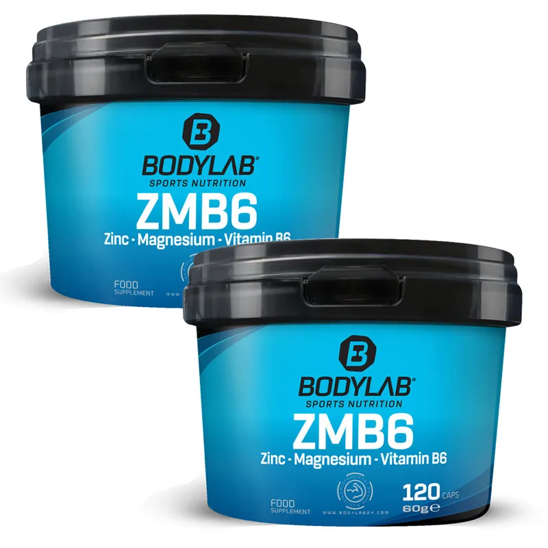 2 x ZMB6 - Zinc - Magnesium - Vitamin B6 (je 120 Kapseln)