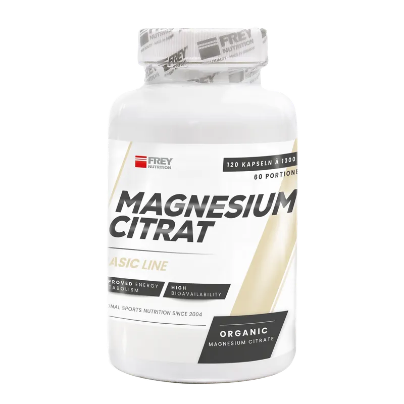 Frey Nutrition - Magnesium Citrat Caps - 120 Kapseln