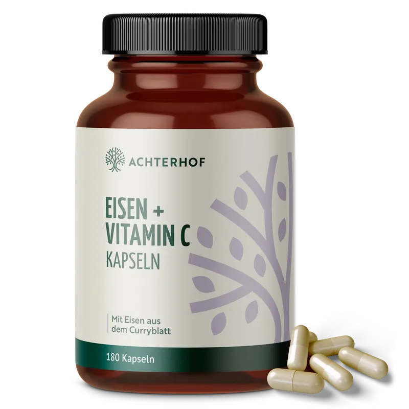 Eisen + Vitamin C Kapseln (180 Kapseln)