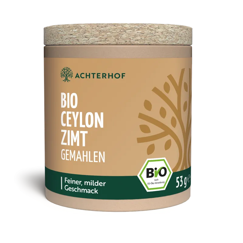 VOM ACHTERHOF Bio Ceylon Zimt gemahlen – 53g