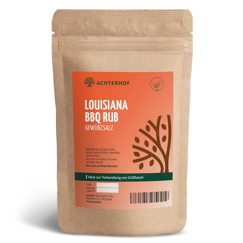 VOM ACHTERHOF Louisiana BBQ Rub Gewürzsalz (100g) – 100g