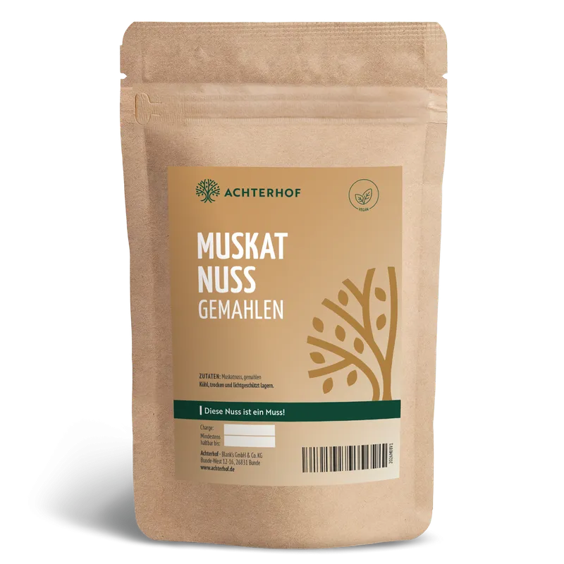Muskatnuss gemahlen