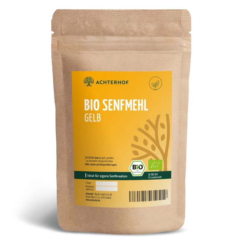 VOM ACHTERHOF Senfmehl gelb Bio – 250g