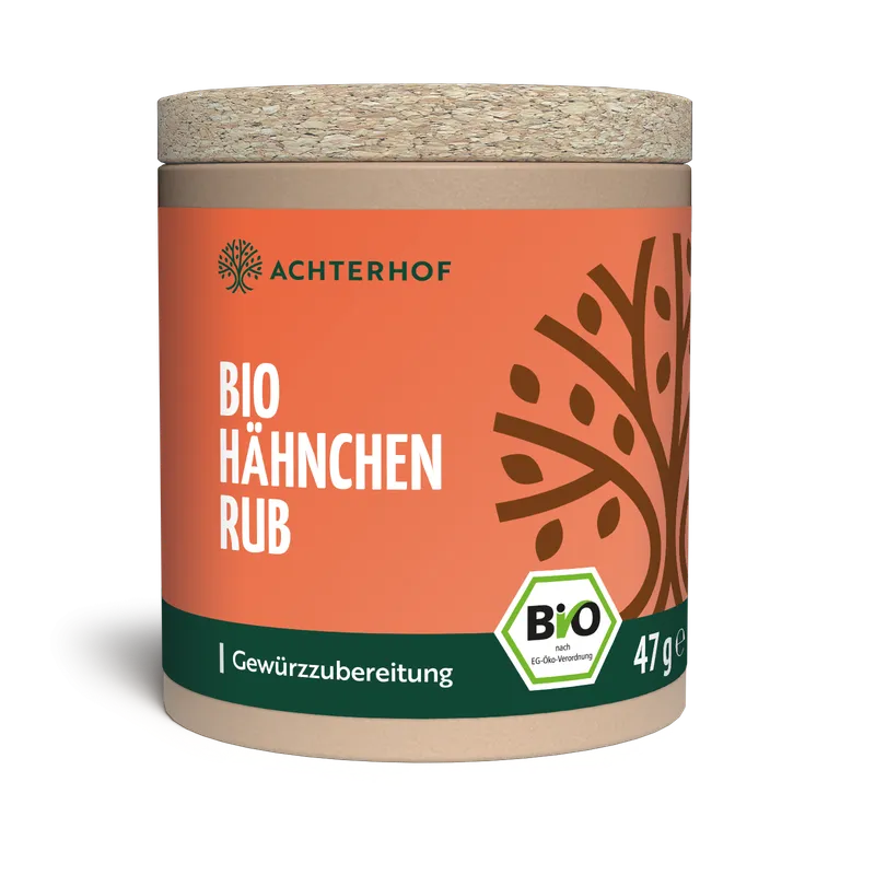 VOM ACHTERHOF Hähnchen Rub Gewürzzubereitung Bio – 47g