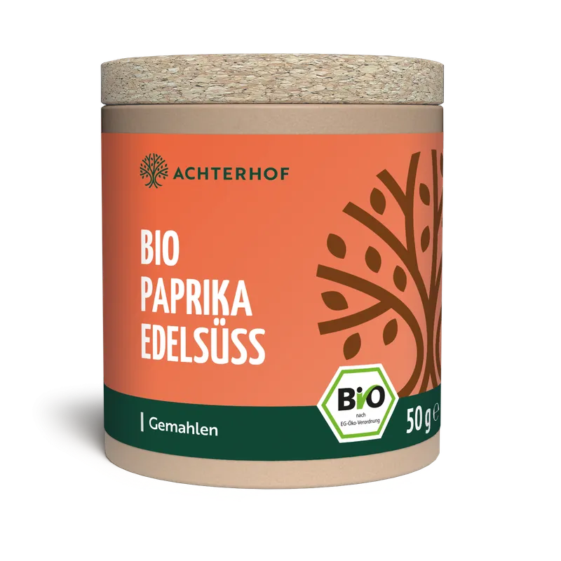 VOM ACHTERHOF Paprika Edelsüss gemahlen Bio – 50g
